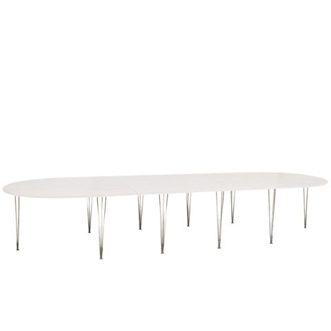 Tables Table CONFERENCE OVALEX3 Pieds fils