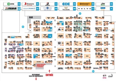 Ma communication Votre logo sur les plans de l'exposition