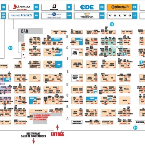 Ma communication Votre logo sur les plans de l'exposition